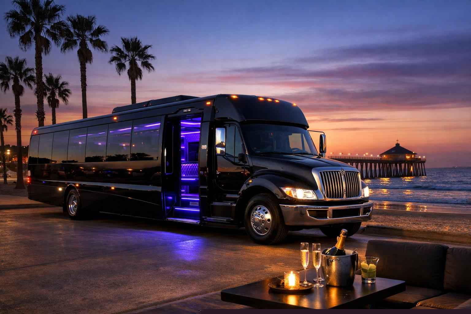Black Party Bus Rental In Imperial Beach California Black Party Bus Rental Near Me Imperial Beach Ca