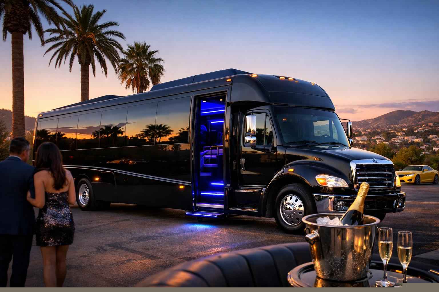 Black Party Bus Rental Near Me Lemon Grove Ca