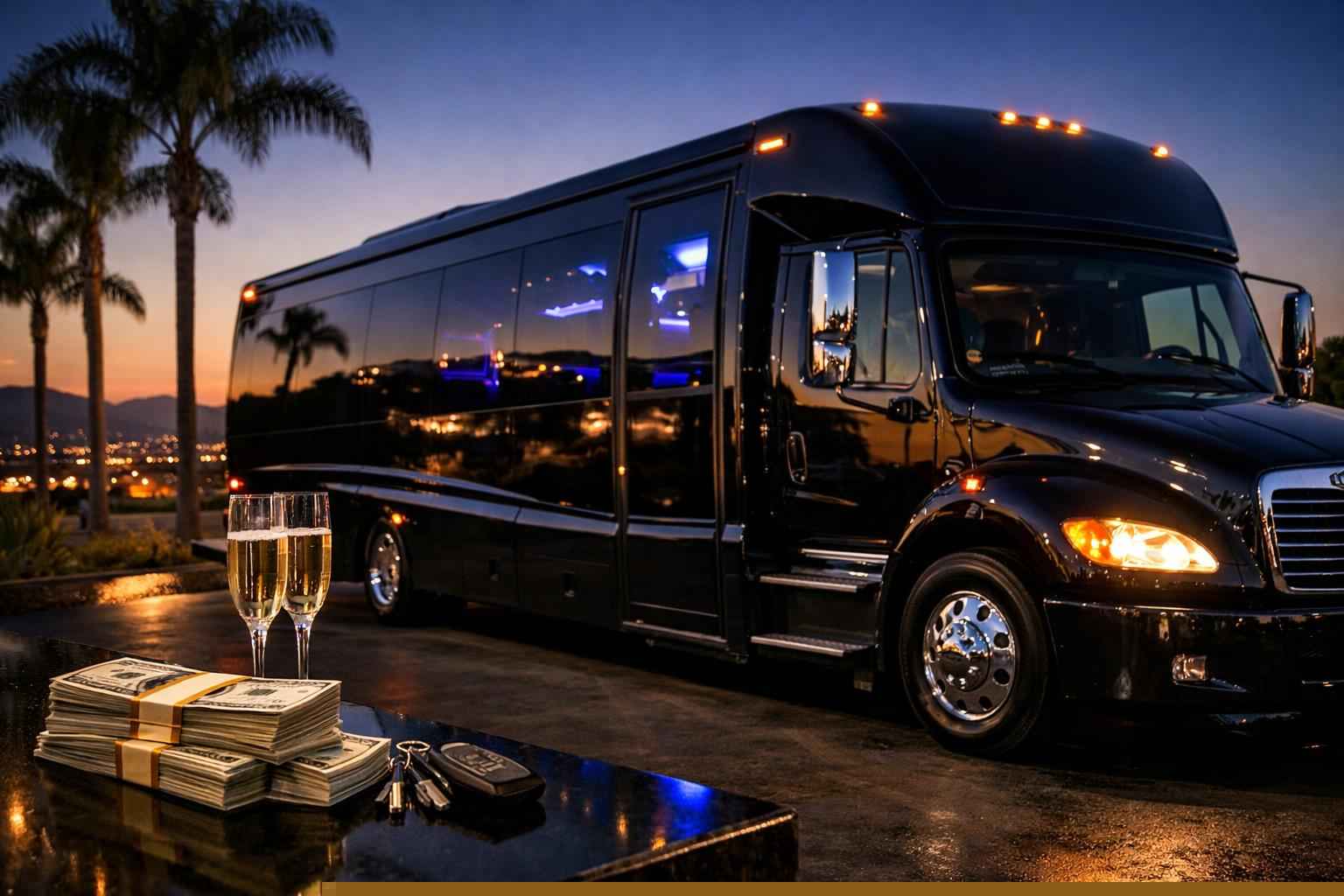 Black Party Bus Rental Prices In Escondido Ca