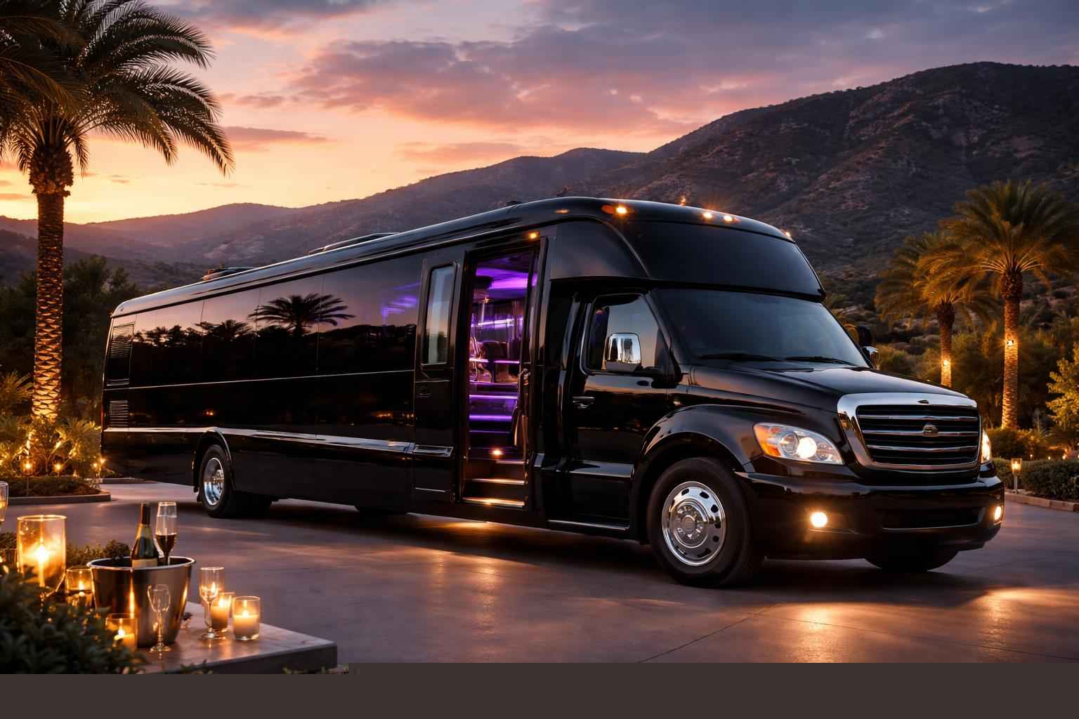 Black Party Bus Rental In Alpine California Black Party Bus Rental Services In Alpine California