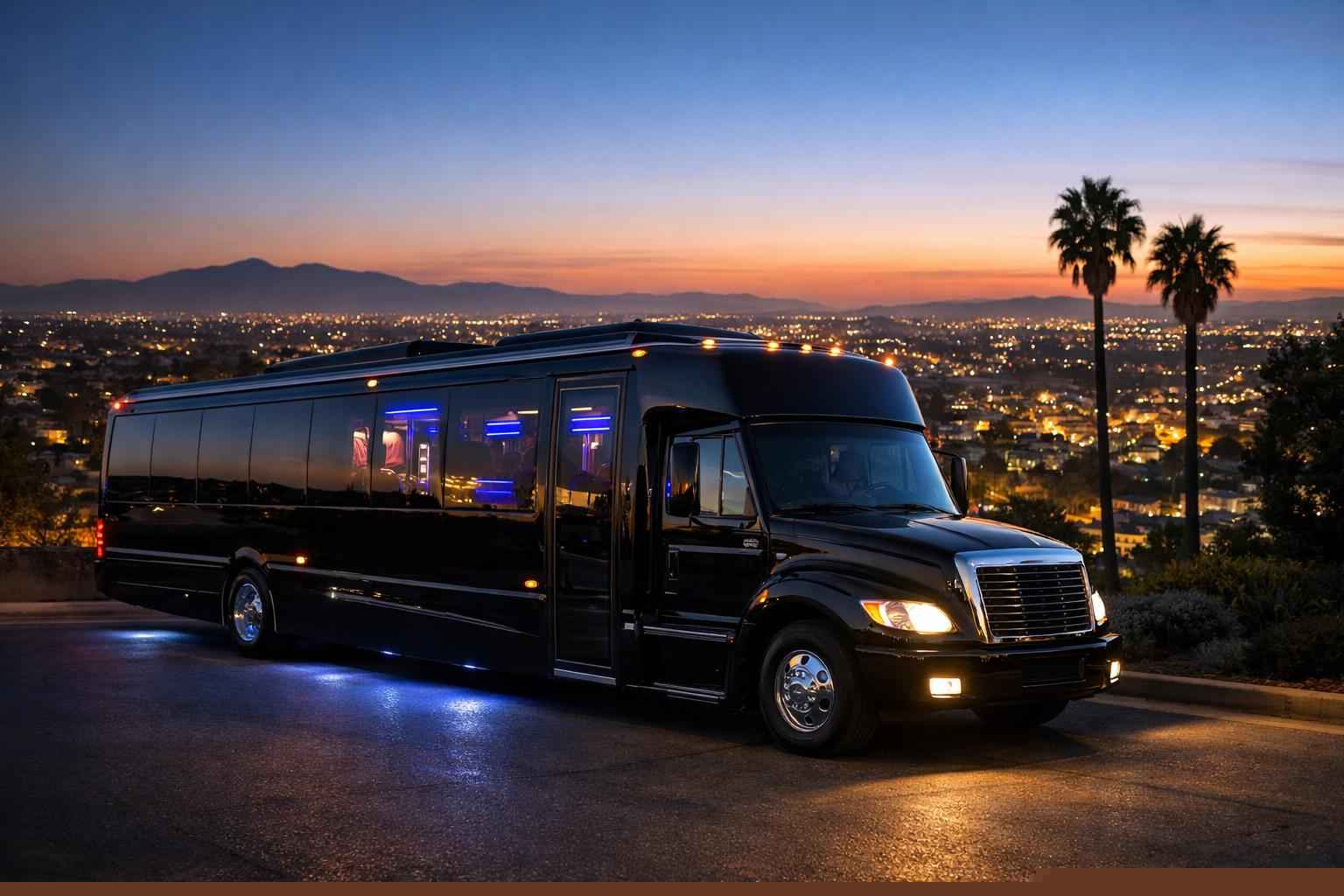 Black Party Bus Service La Mesa Ca