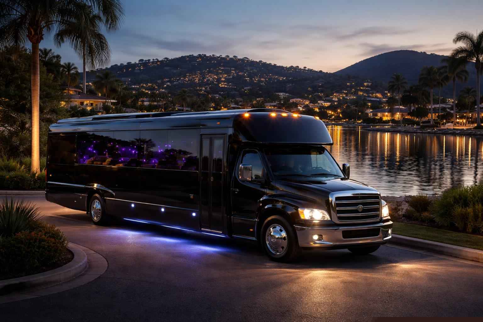 Black Party Bus Service Lake San Marcos Ca
