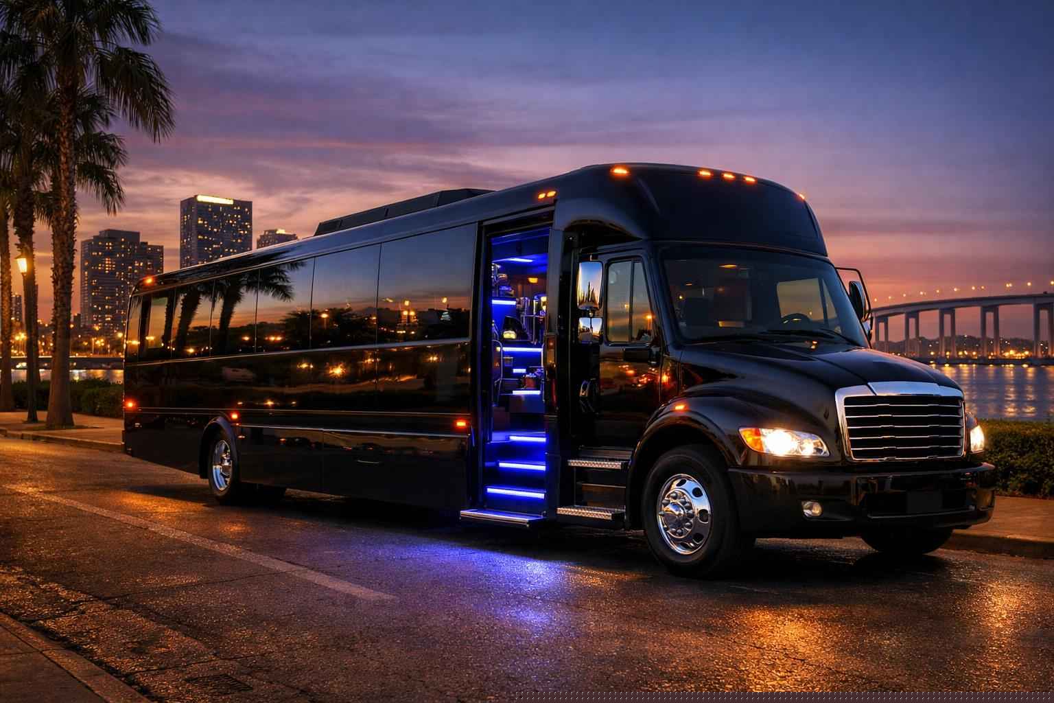 Black Party Bus Service National City Ca