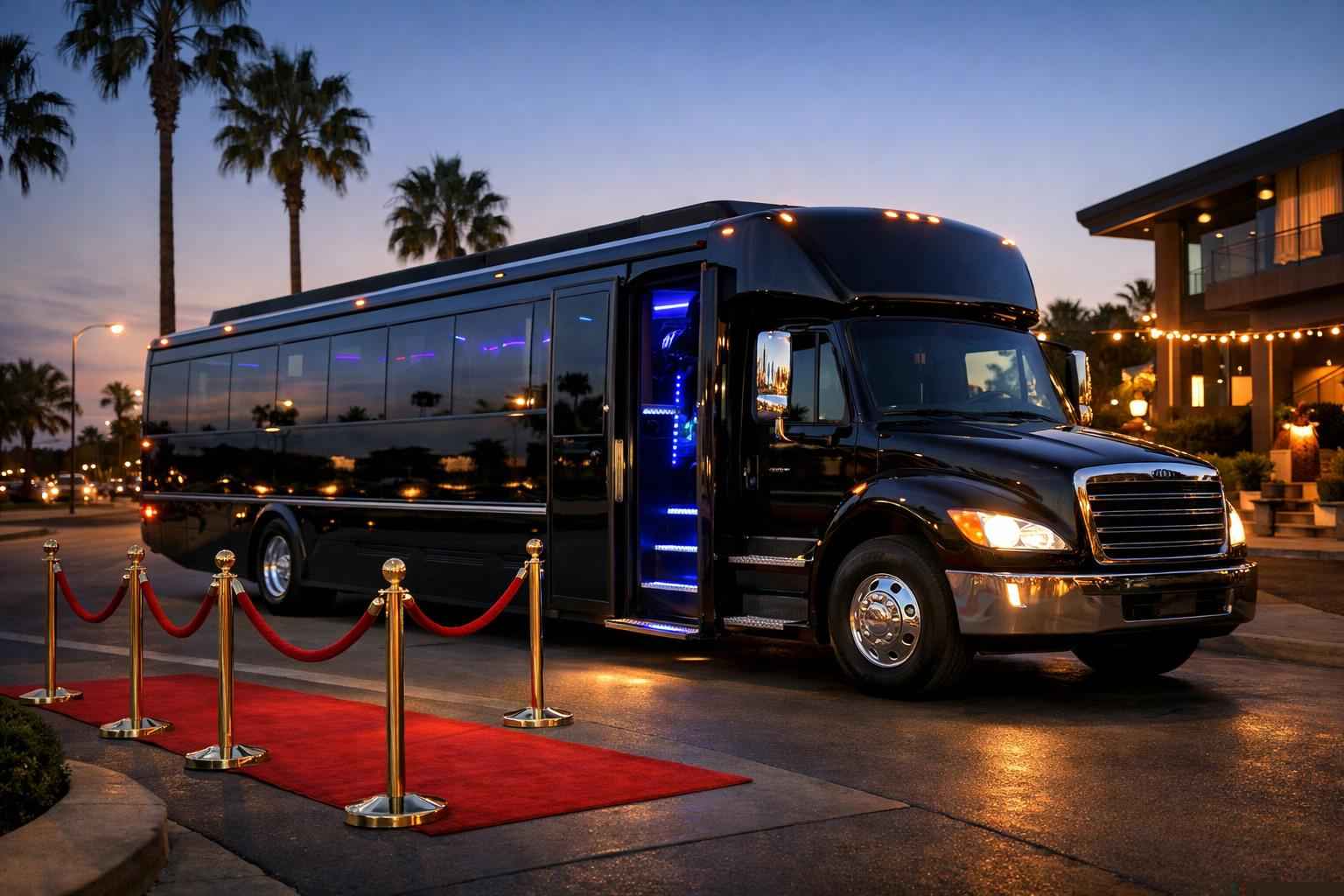 Black Party Bus Service Santee Ca