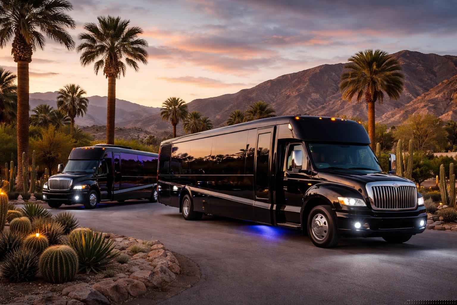 Black Party Buses In Borrego Springs California