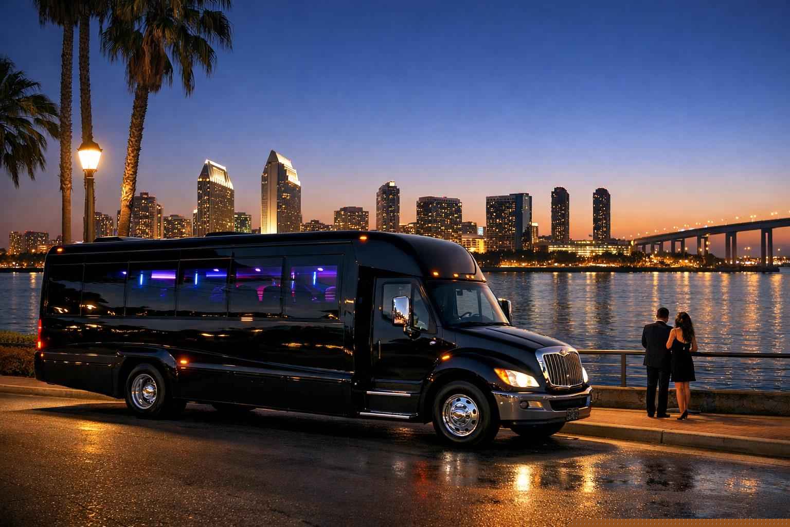 Black Party Buses In Coronado California