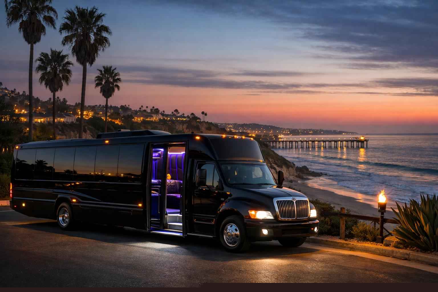Black Party Buses In Encinitas California