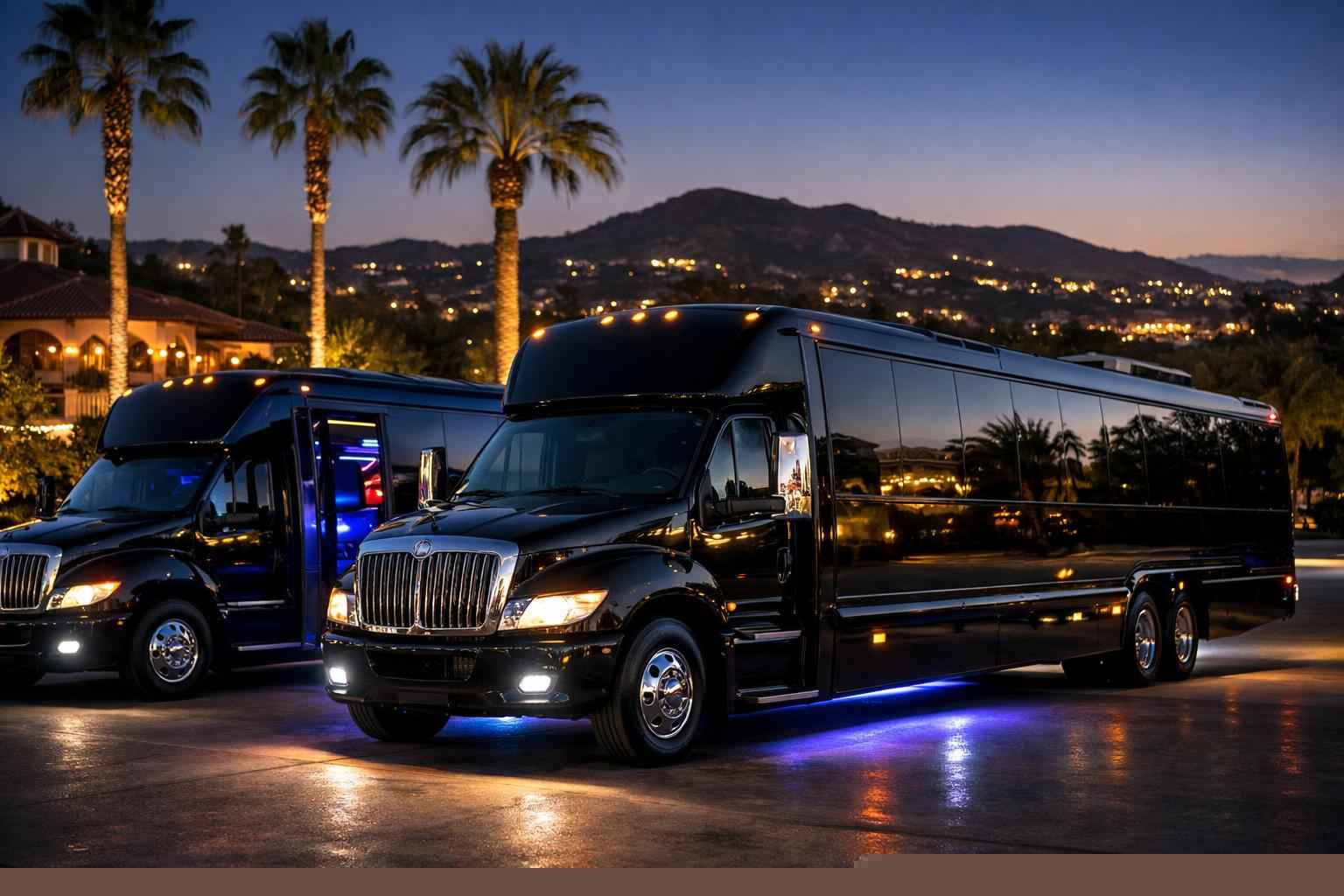 Black Party Buses In Escondido California