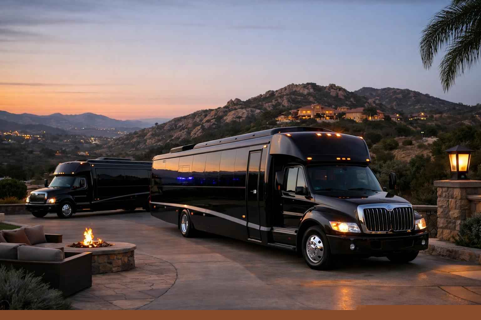 Black Party Buses In Granite Hills California