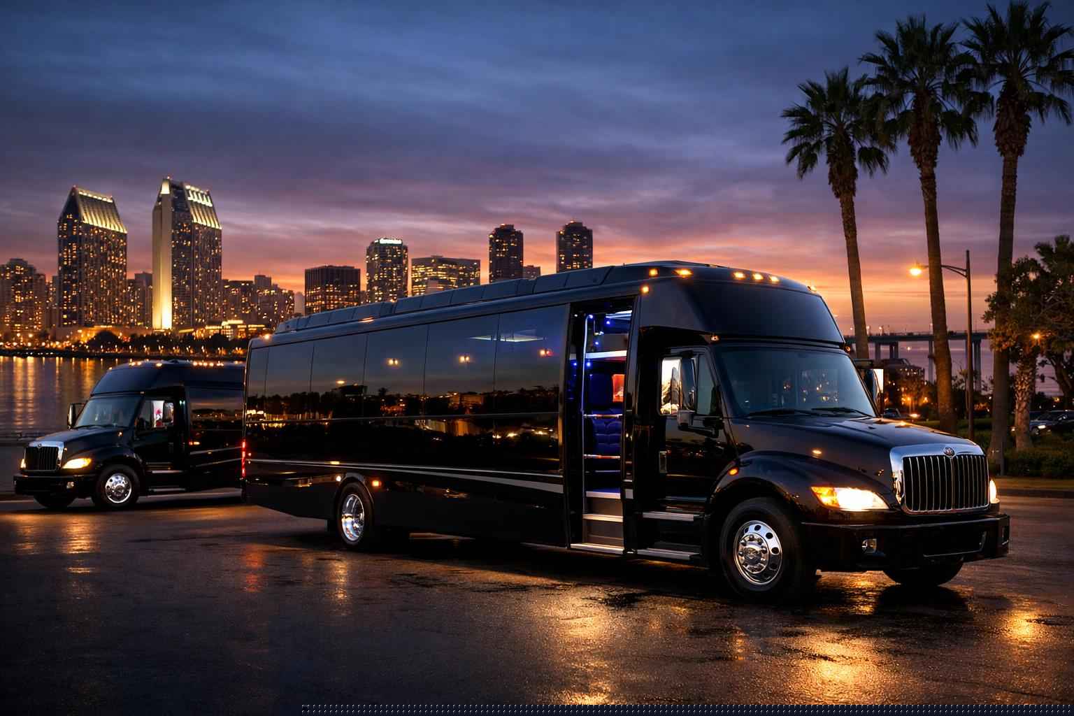 Black Party Buses In National City California