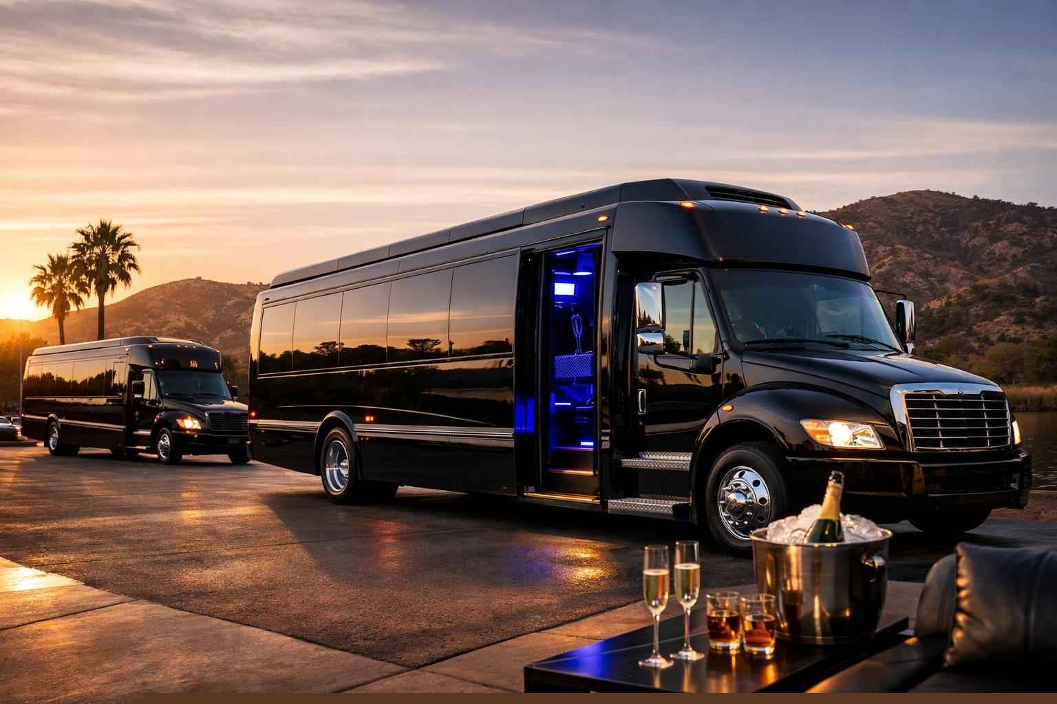 Black Party Buses In Santee California