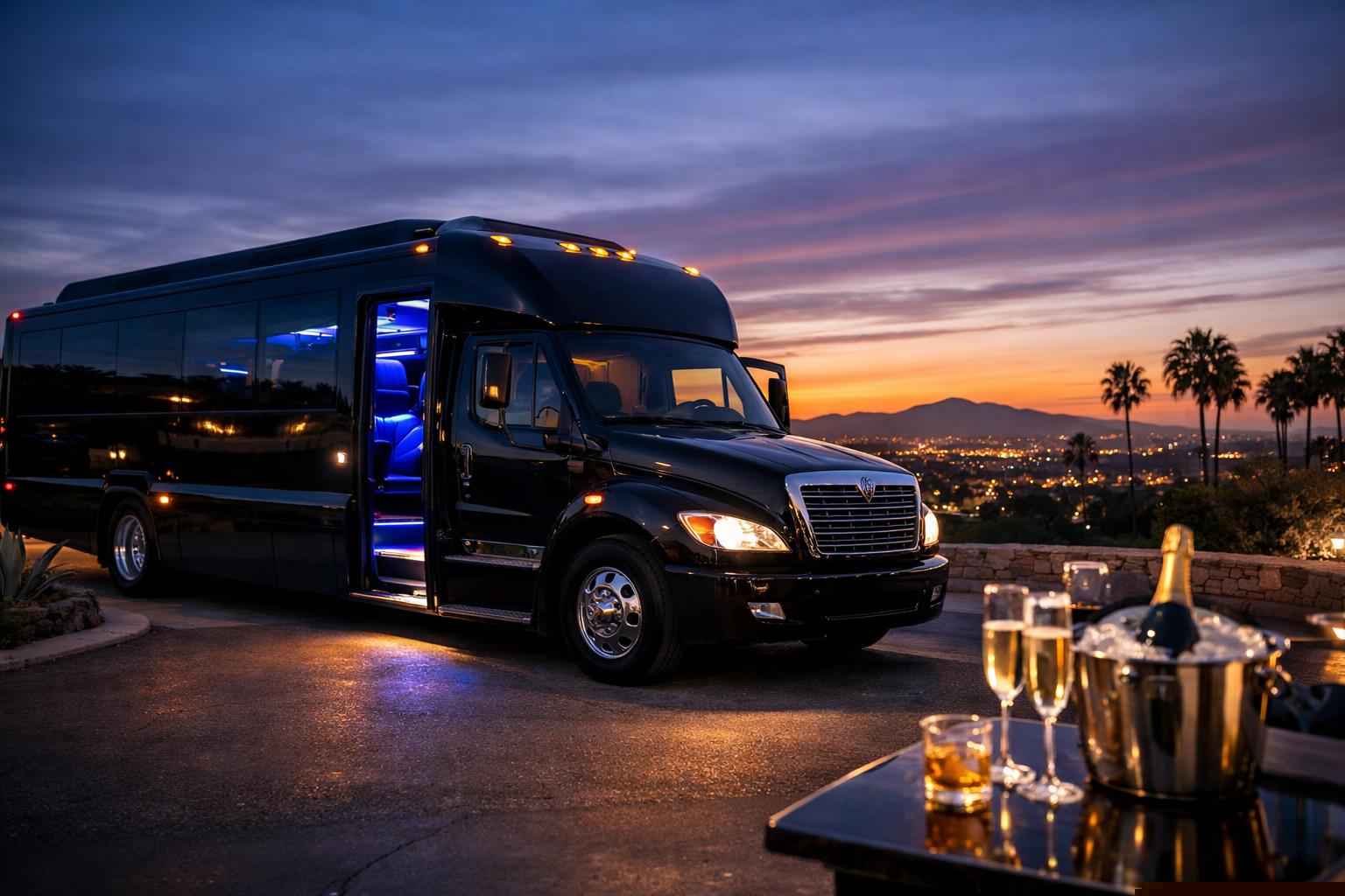 Black Party Buses In Vista California