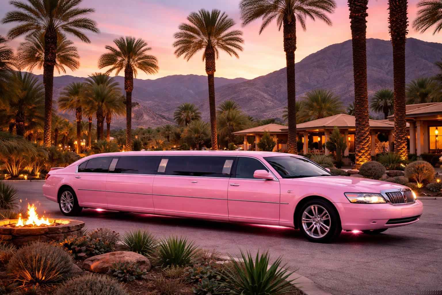 Borrego Springs California Pink Limo Service