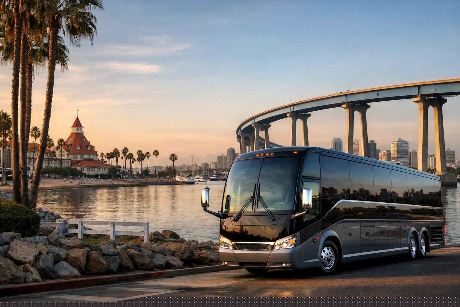 Bus Rental In Coronado California Bus Rental Coronado Ca