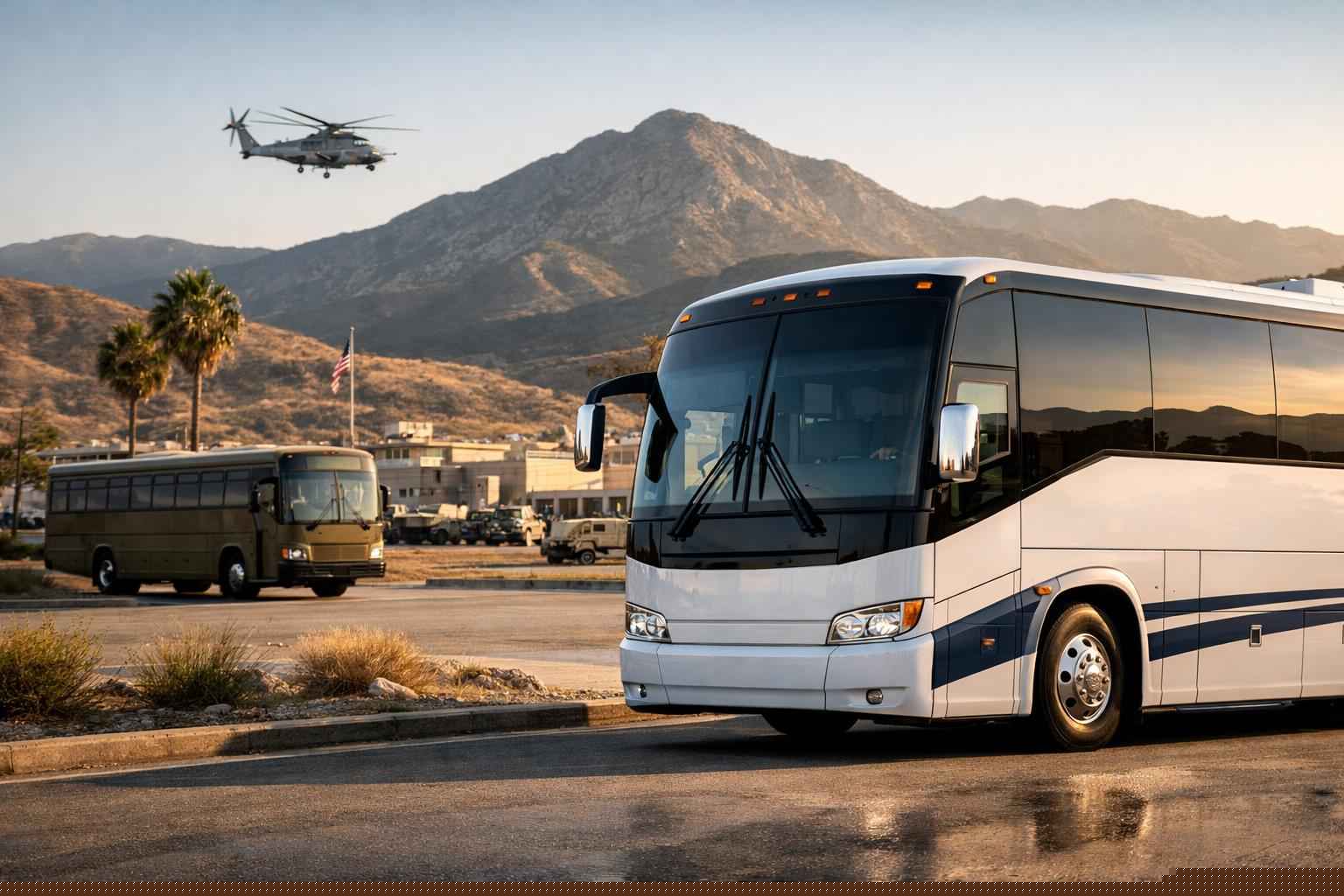 Buses In Camp Pendleton South California