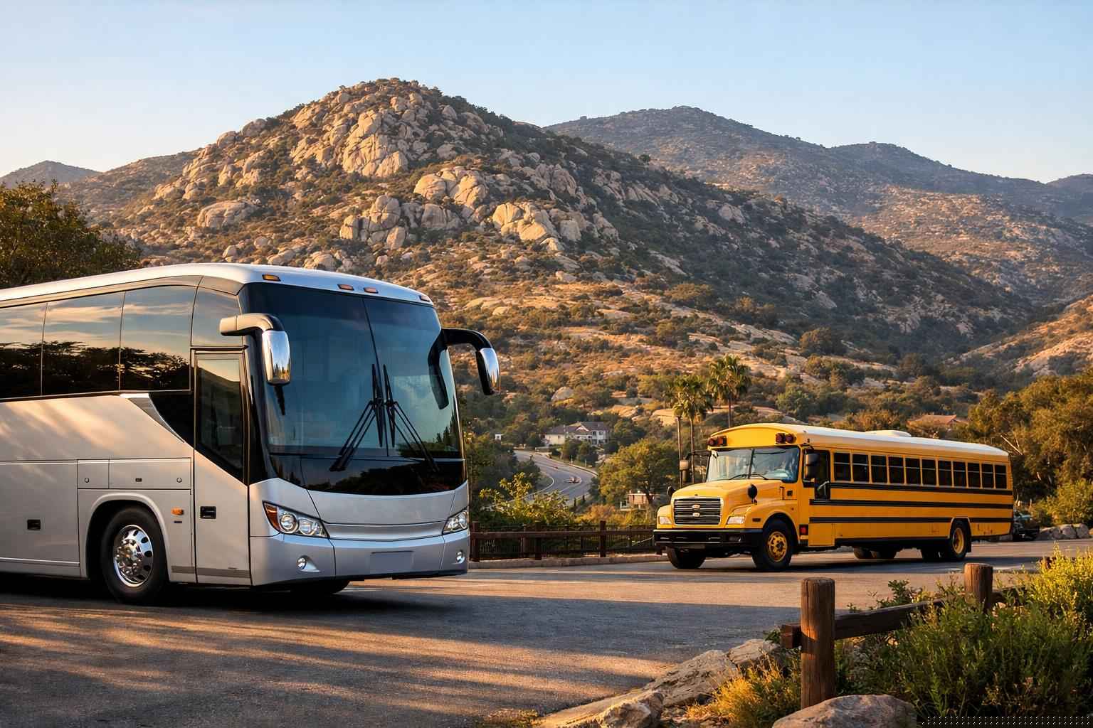 Bus Rental In Granite Hills California Buses In Granite Hills California
