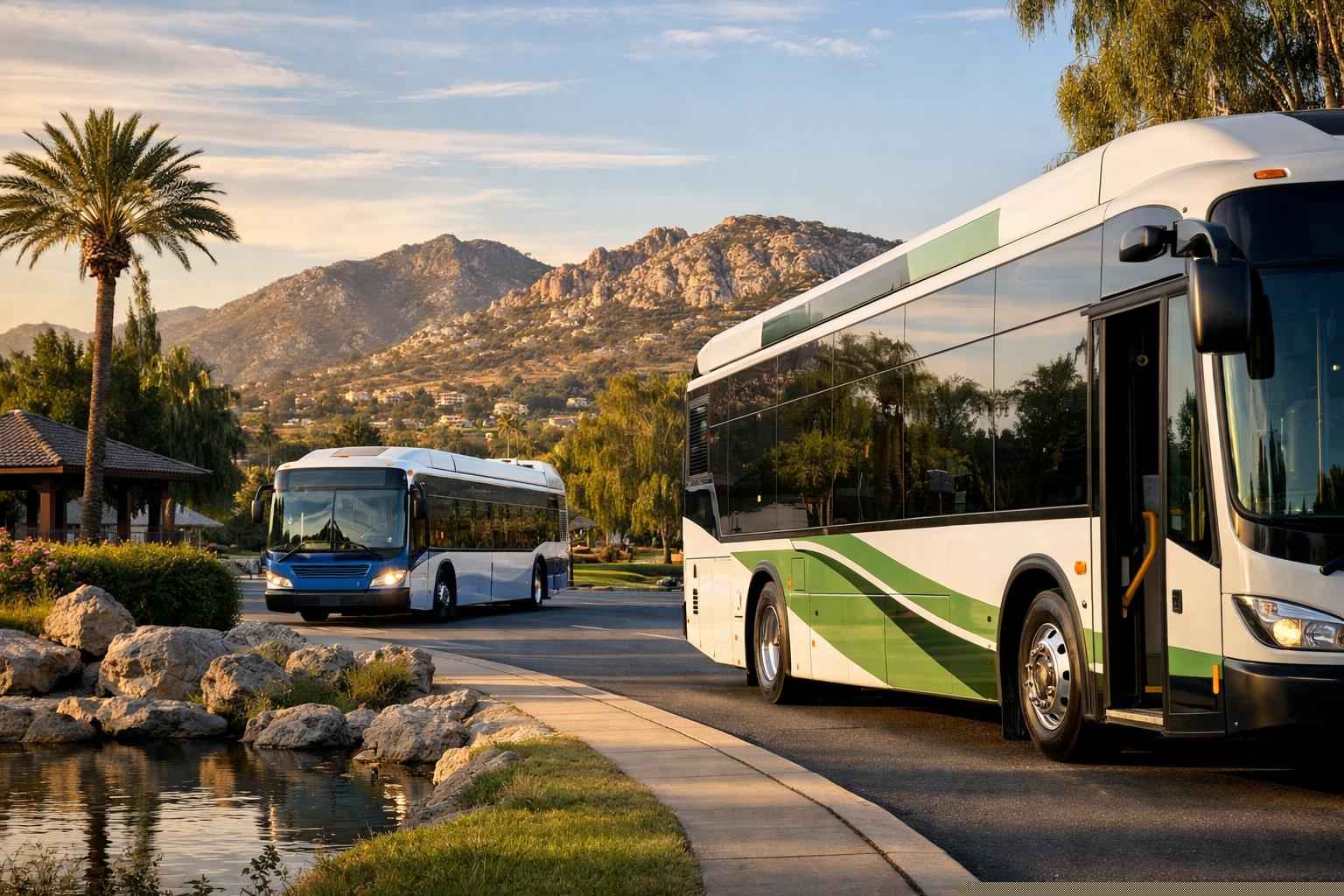 Bus Rental In Poway California Buses In Poway California