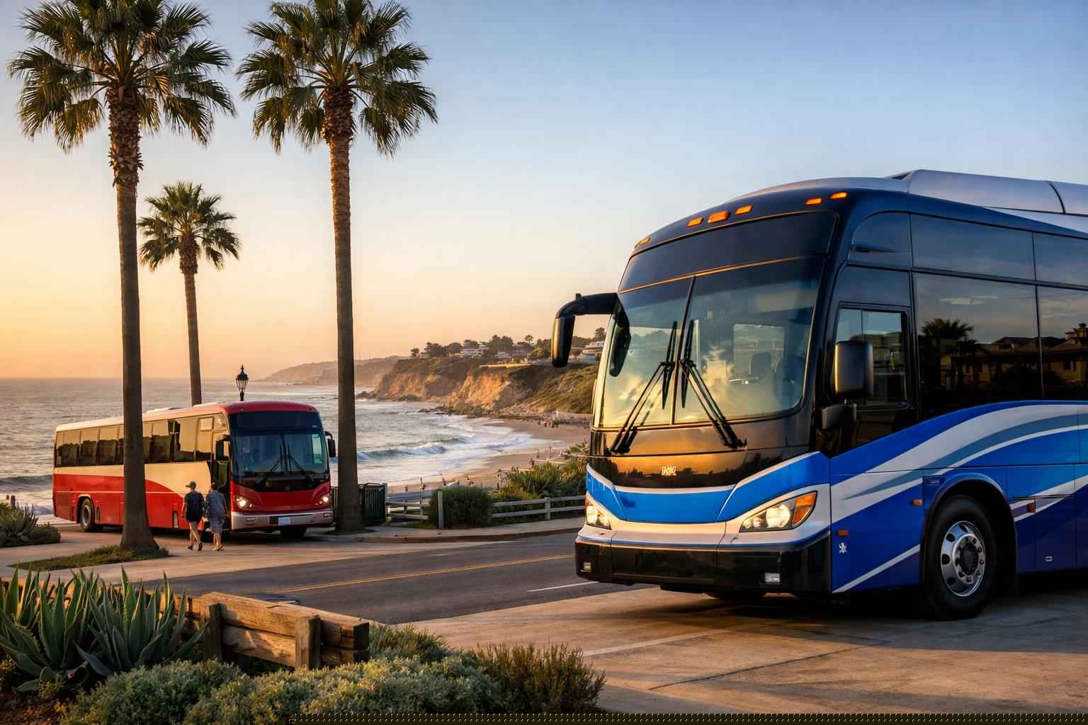 Bus Rental In Solana Beach California Buses In Solana Beach California