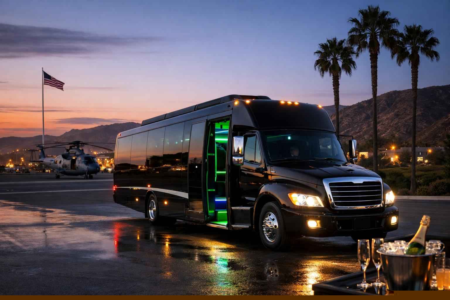 Camp Pendleton Mainside California Party Buses