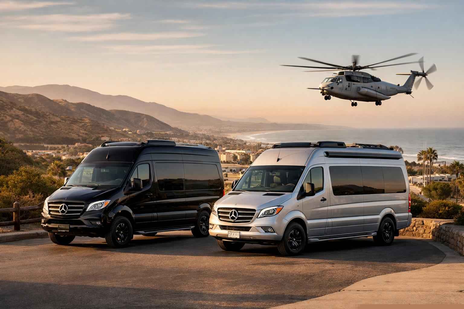 Sprinter Van Rental With Driver In Camp Pendleton Mainside California Camp Pendleton Mainside California Sprinter Vans