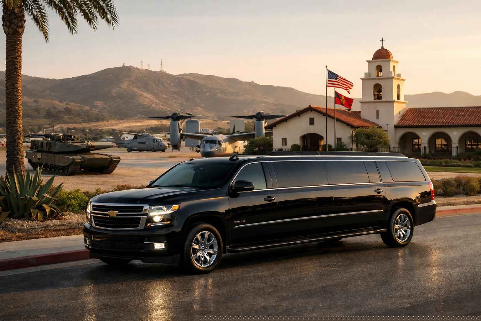 Suv Limousine In Camp Pendleton Mainside California Camp Pendleton Mainside California Suv Limo Service