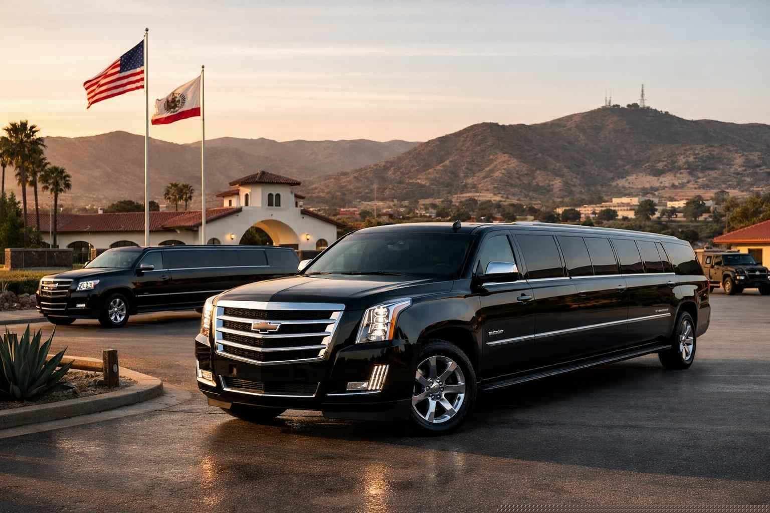 Suv Limousine In Camp Pendleton Mainside California Camp Pendleton Mainside California Suv Limousines