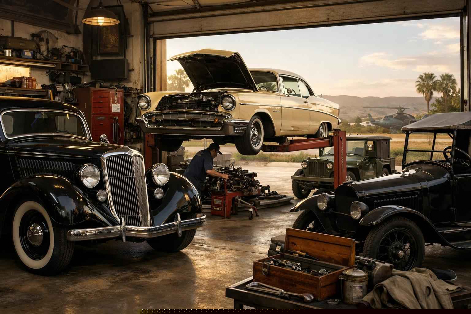 Antique Vehicle Rental With Driver In Camp Pendleton South California Camp Pendleton South California Antique Vehicle Service