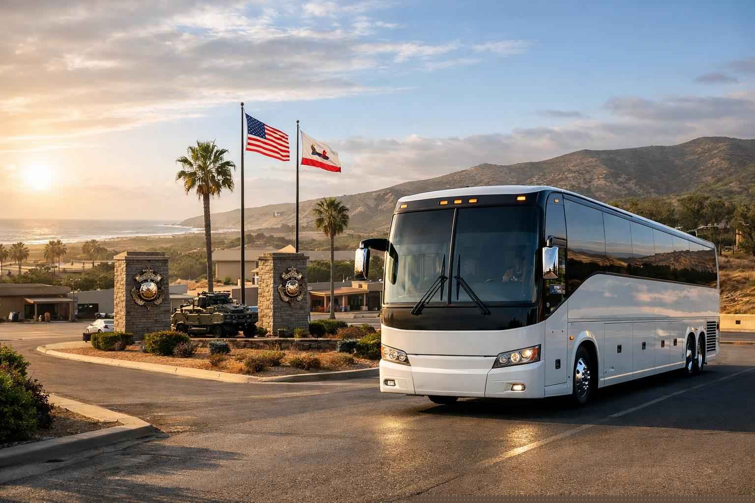 Charter Bus Rental In Camp Pendleton South California Camp Pendleton South California Charter Bus Service