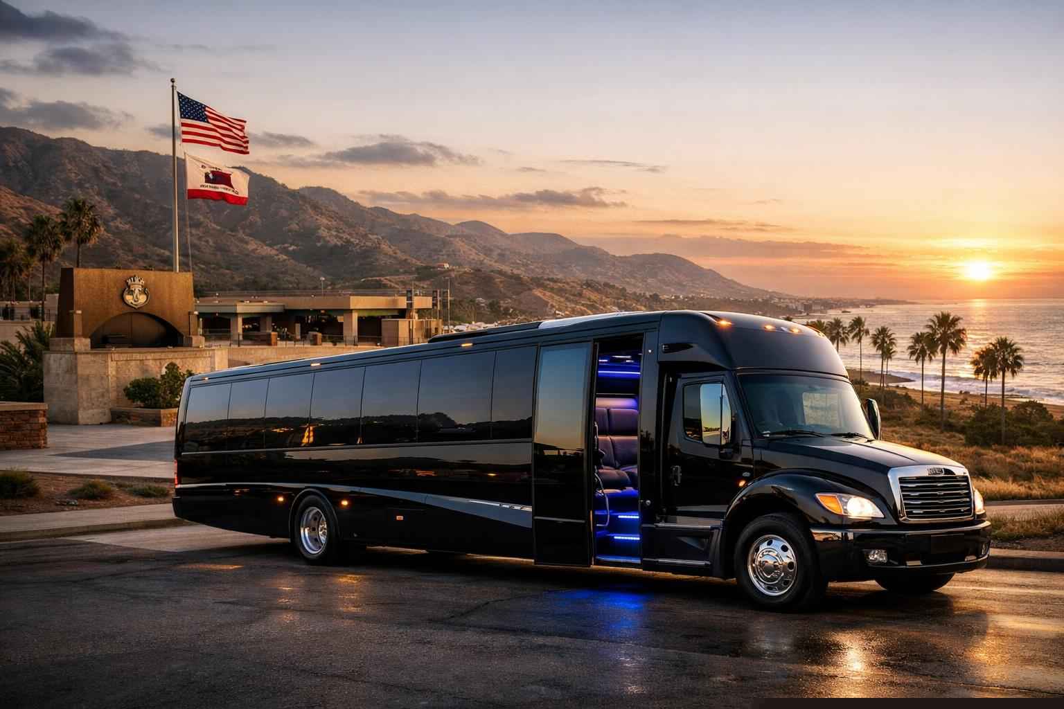 Camp Pendleton South California Limo Bus Service