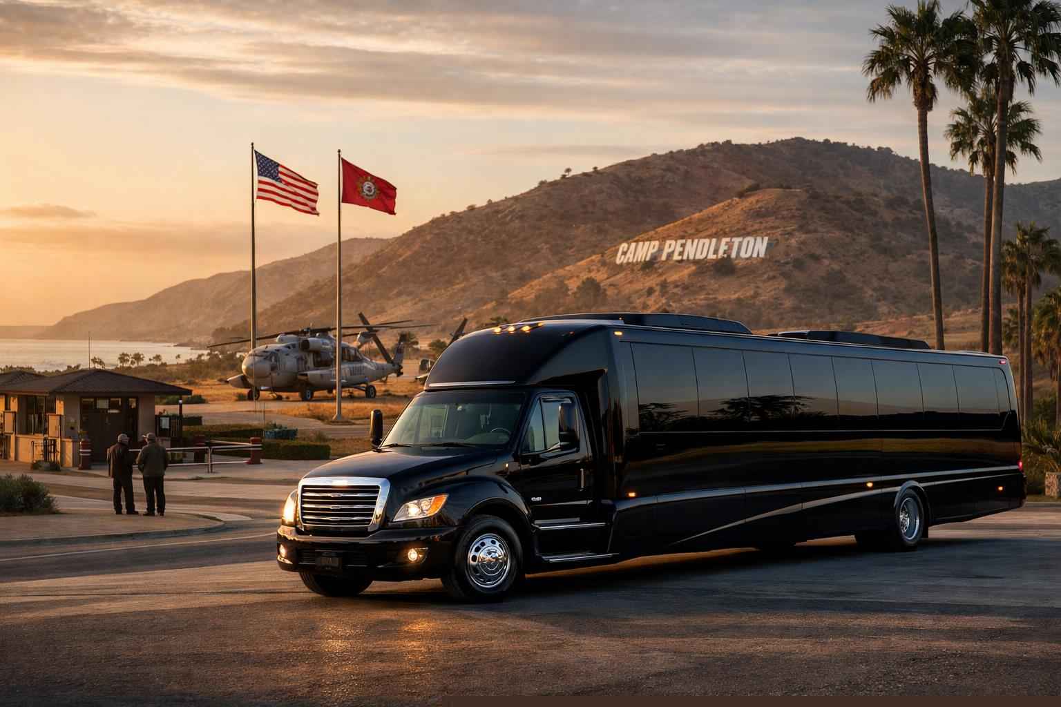 Camp Pendleton South California Limo Buses