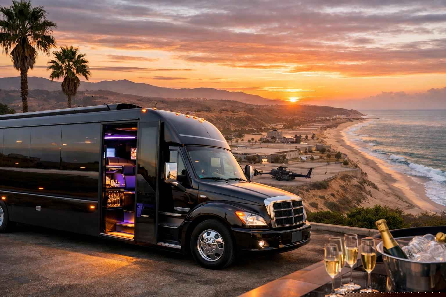 Party Bus Rental In Camp Pendleton South California Camp Pendleton South California Party Bus Service