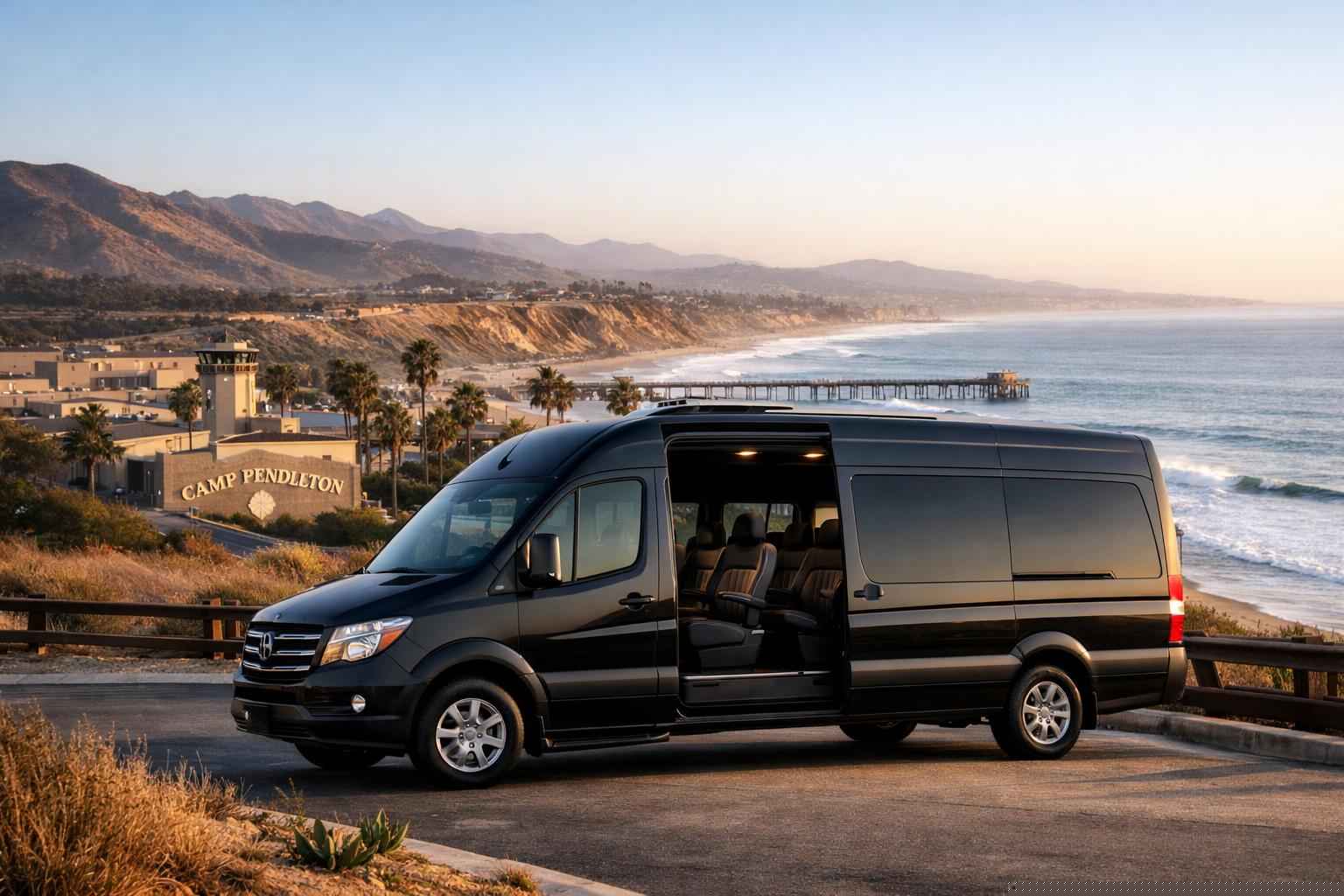 Camp Pendleton South California Passenger Van Service