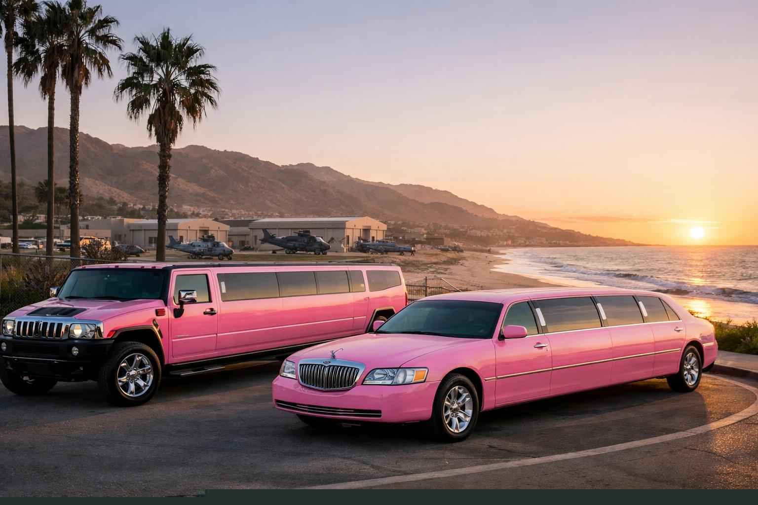 Camp Pendleton South California Pink Limos