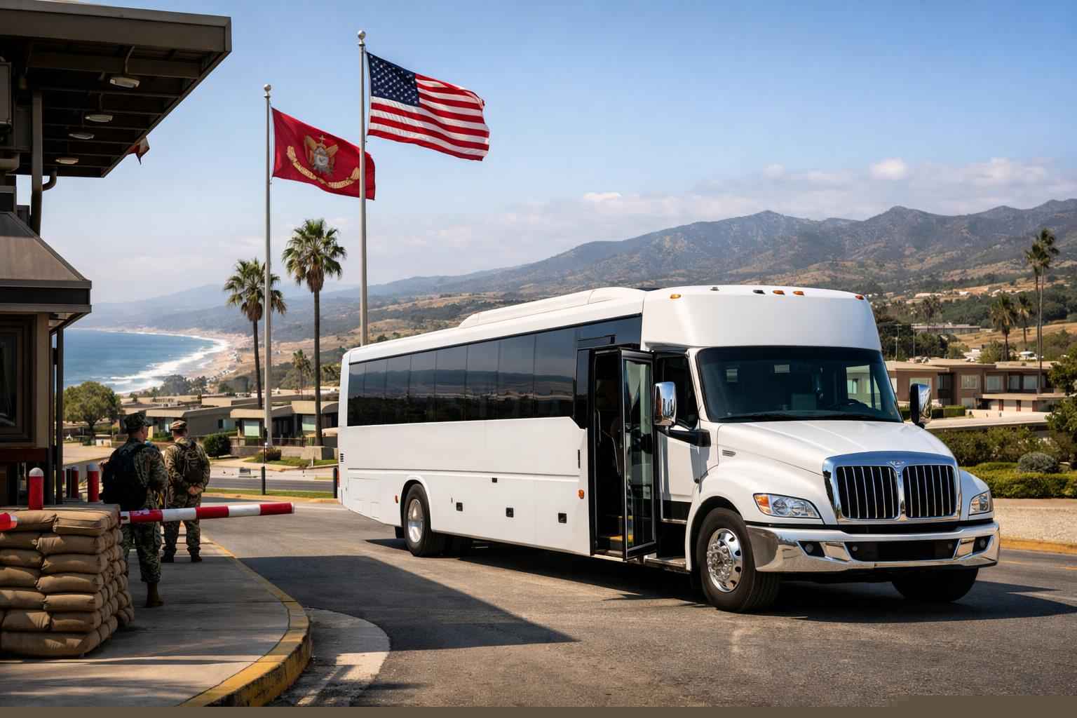 Camp Pendleton South California Shuttle Bus Service