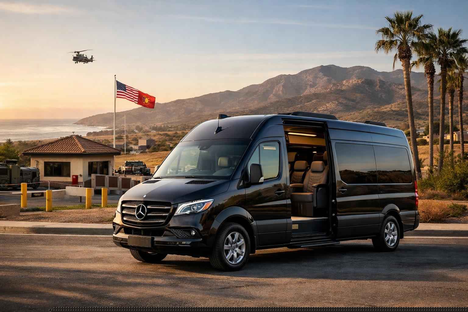 Camp Pendleton South California Sprinter Van Service