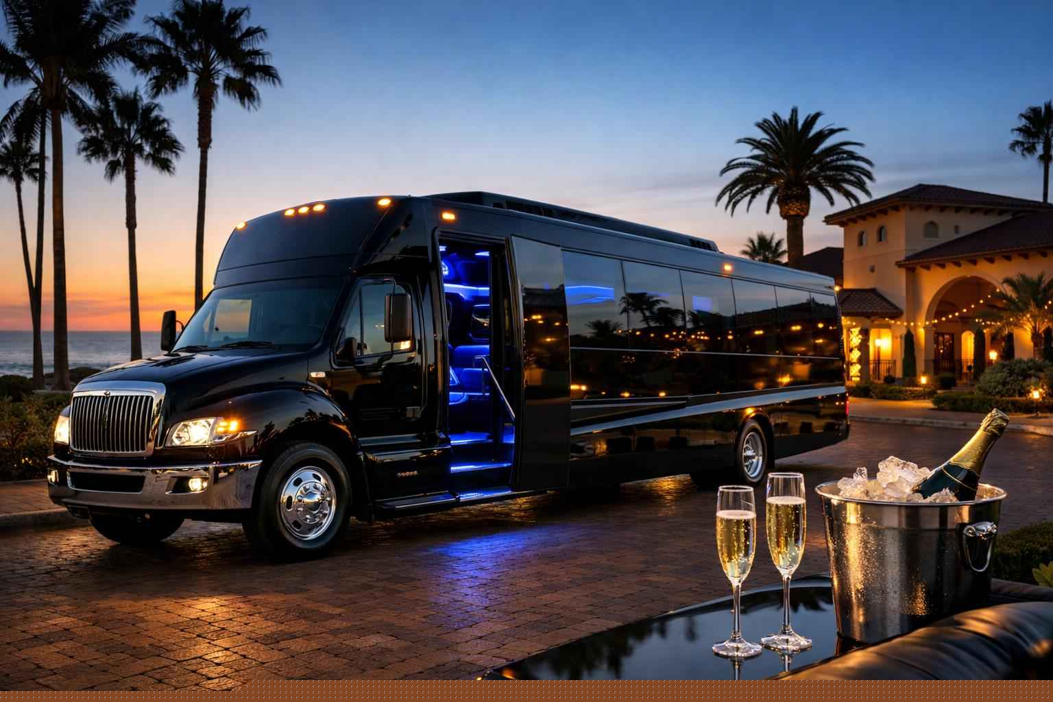 Carlsbad California Black Party Bus Rental