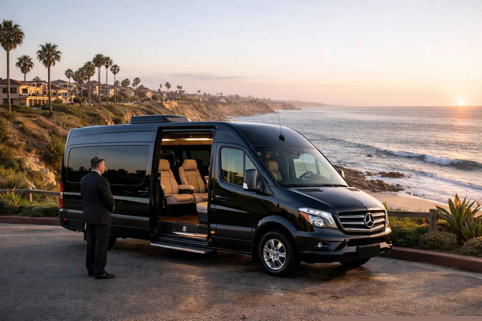 Carlsbad California Passenger Van With Driver