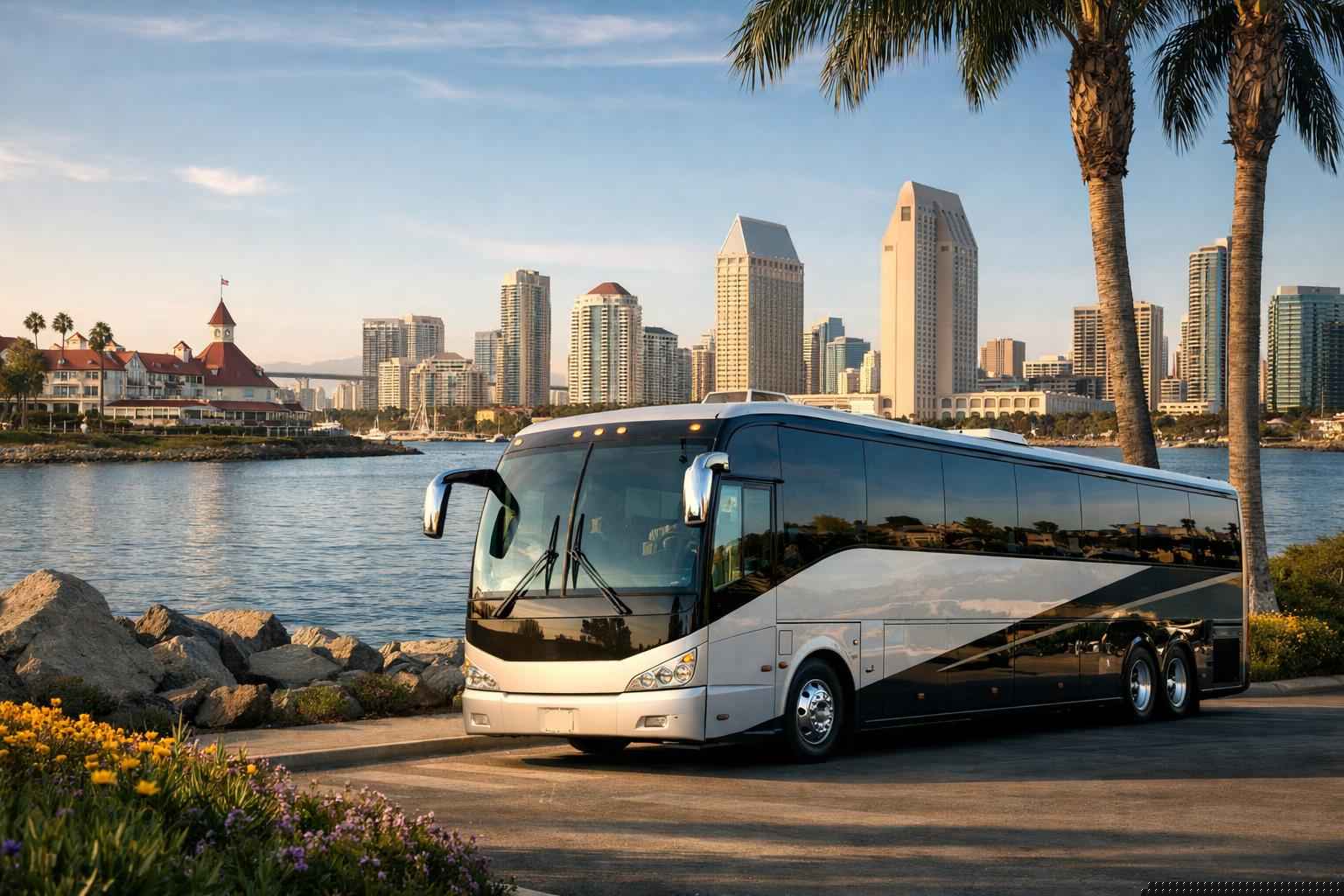 Charter Bus Rental Near Me Coronado Ca
