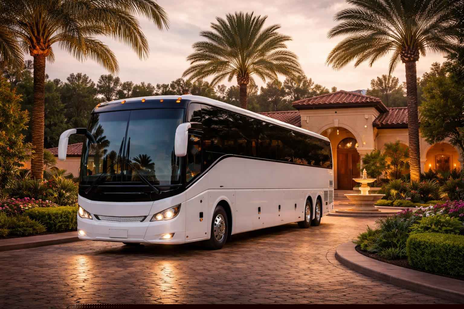 Charter Bus Rental Near Me In Fairbanks Ranch Ca