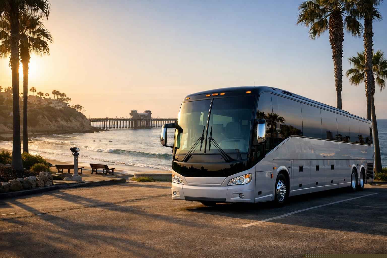 Charter Bus Rental In Oceanside California Charter Bus Rental Near Me Oceanside Ca
