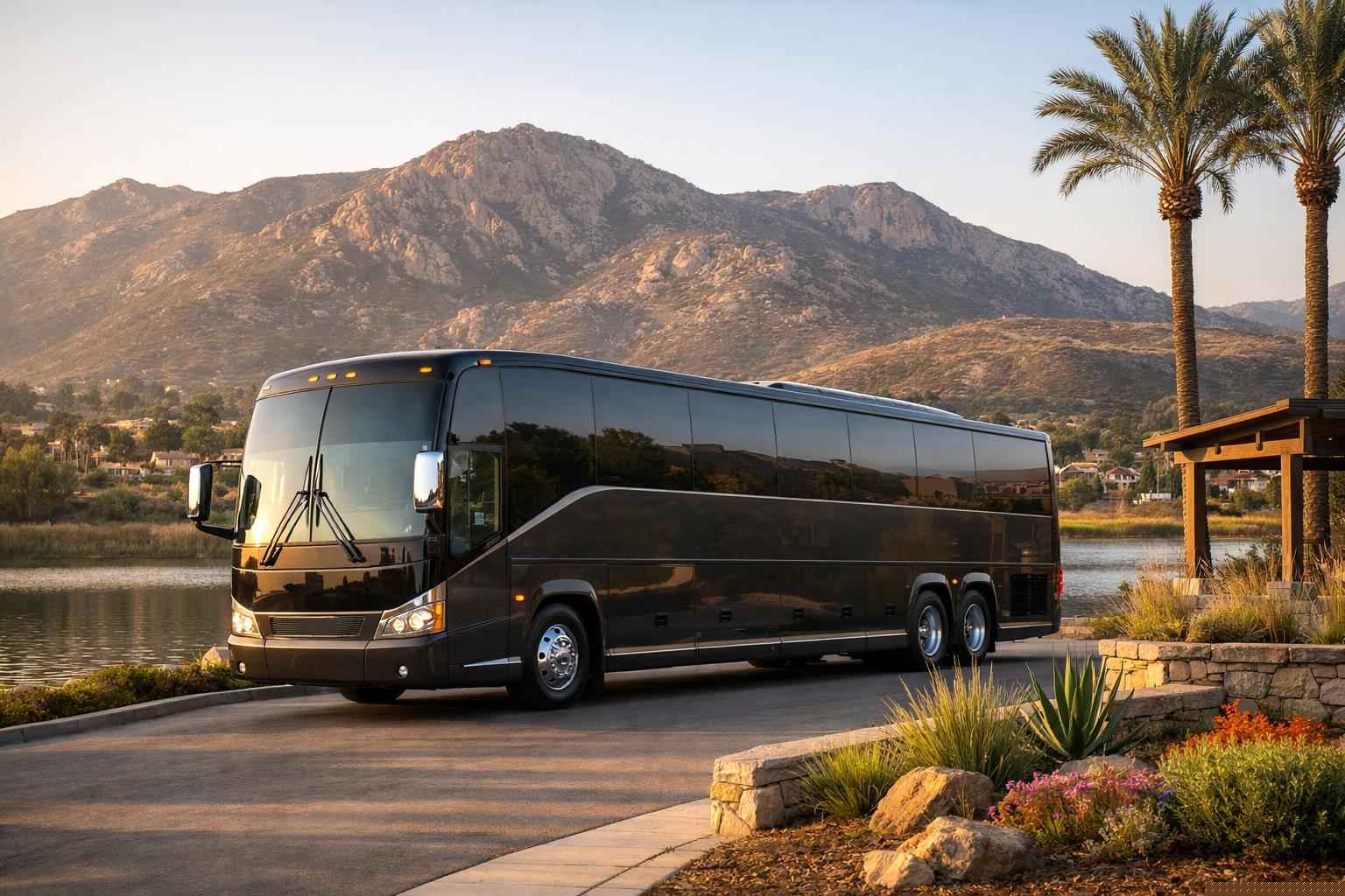 Charter Bus Rental Near Me Santee Ca