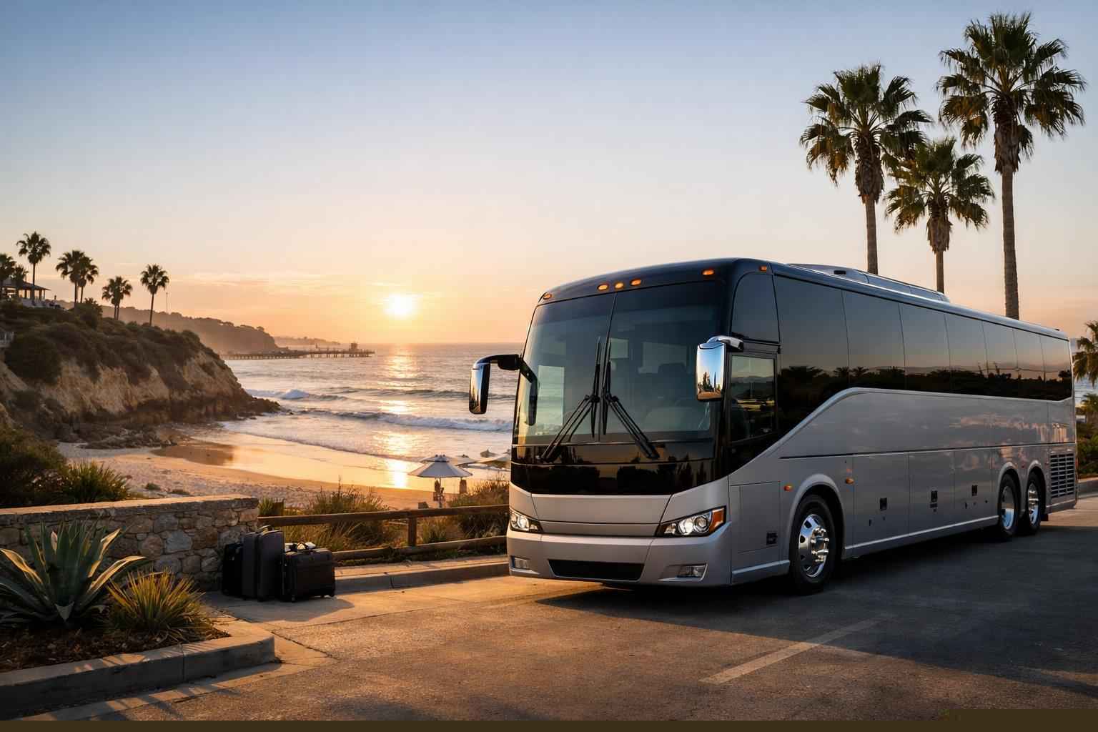 Charter Bus Rental Near Me Solana Beach Ca