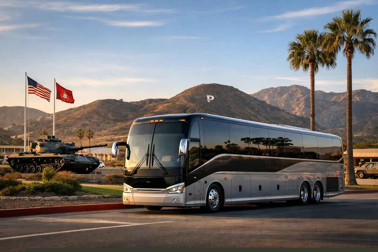 Charter Bus Rental In Camp Pendleton Mainside California Charter Bus Rental Services In Camp Pendleton Mainside California