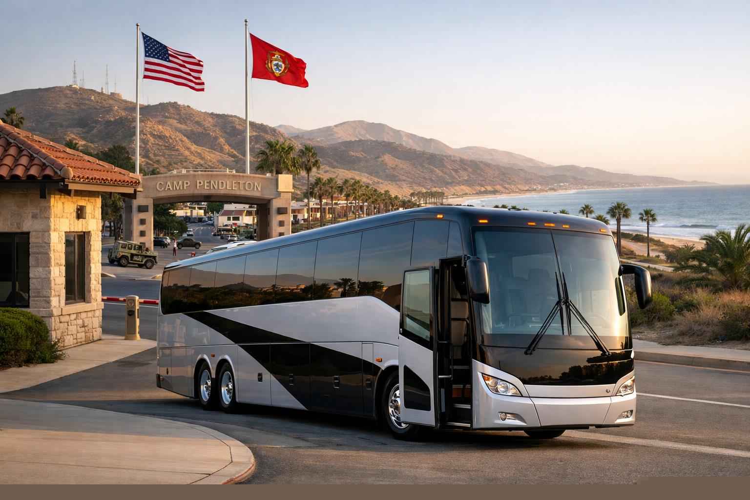 Charter Bus Rental In Camp Pendleton South California Charter Bus Rental Services In Camp Pendleton South California