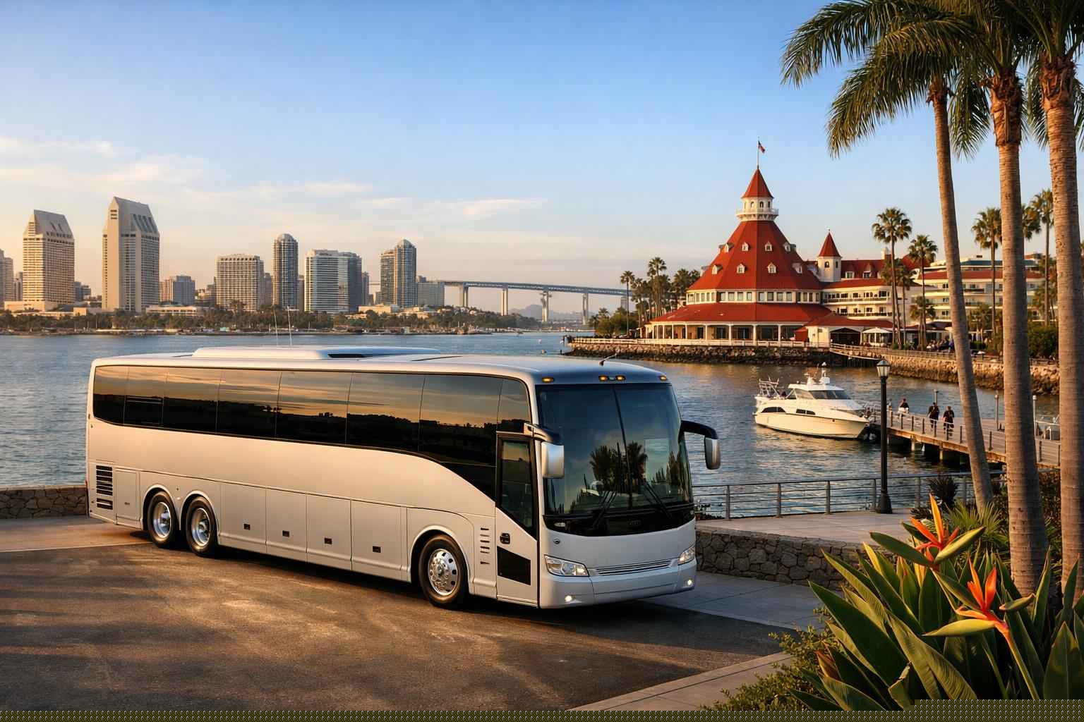 Charter Bus Rental Services In Coronado California