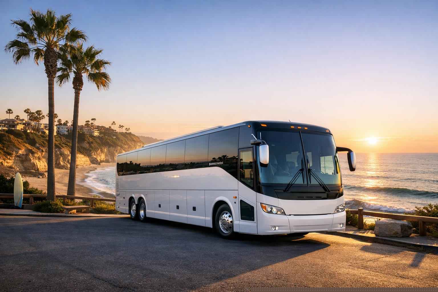 Charter Bus Rental Services In Solana Beach California