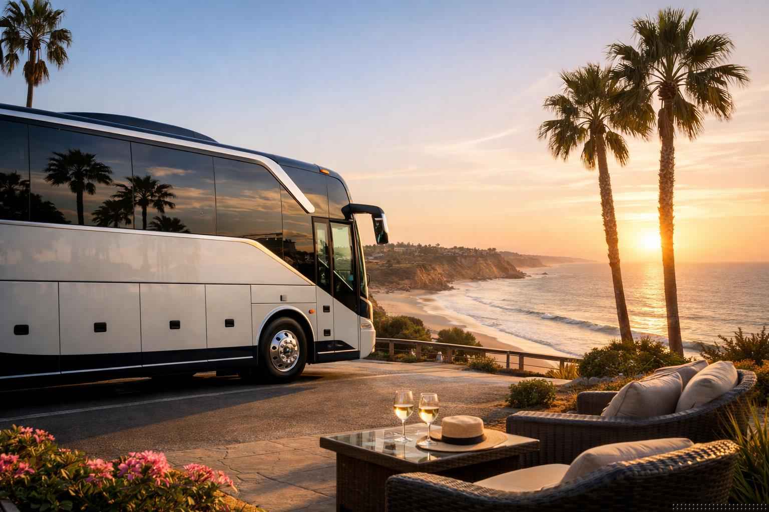 Charter Bus Rental Solana Beach Ca