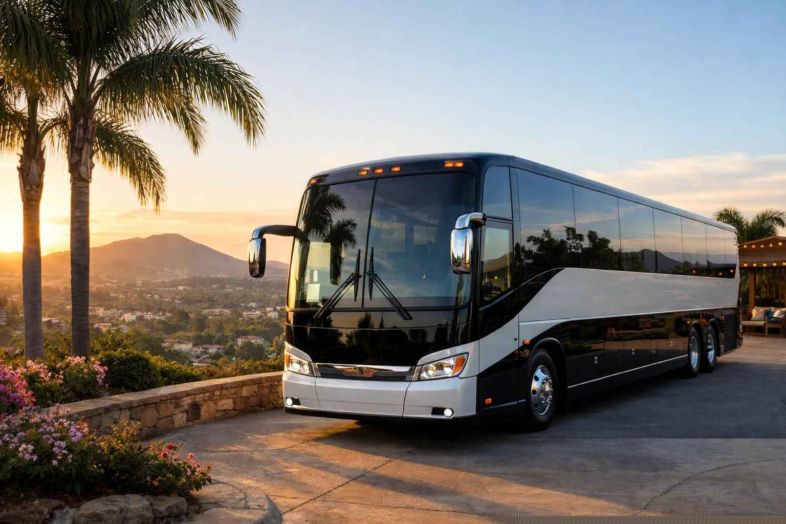 Charter Bus Rental Vista Ca