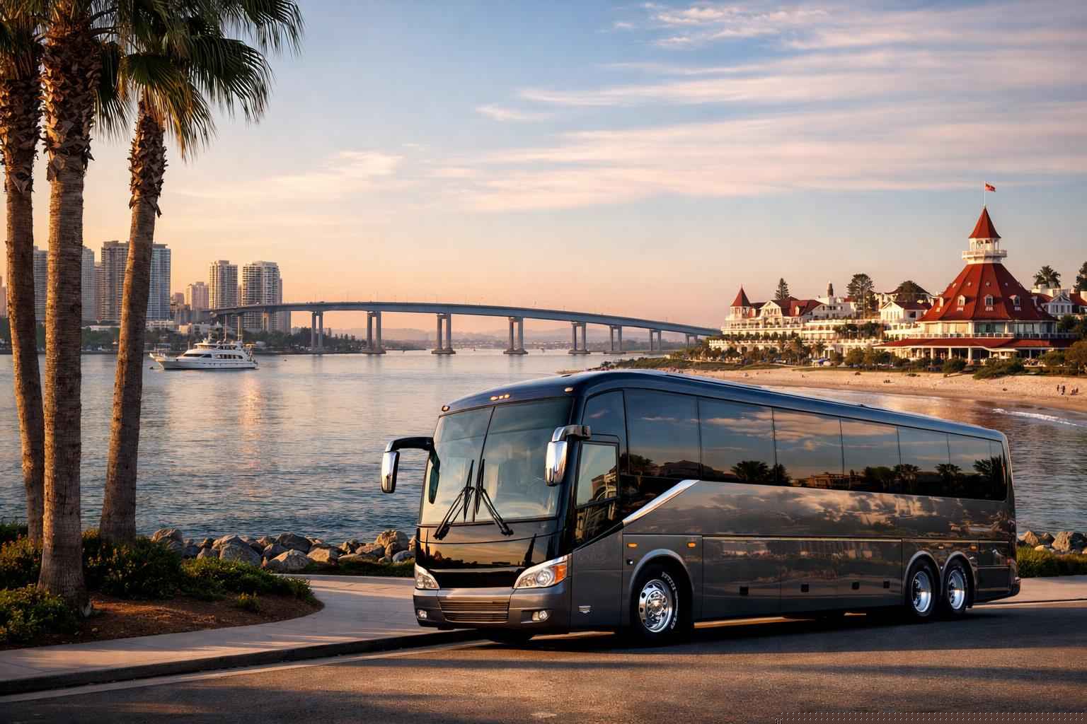 Charter Bus Service Coronado Ca