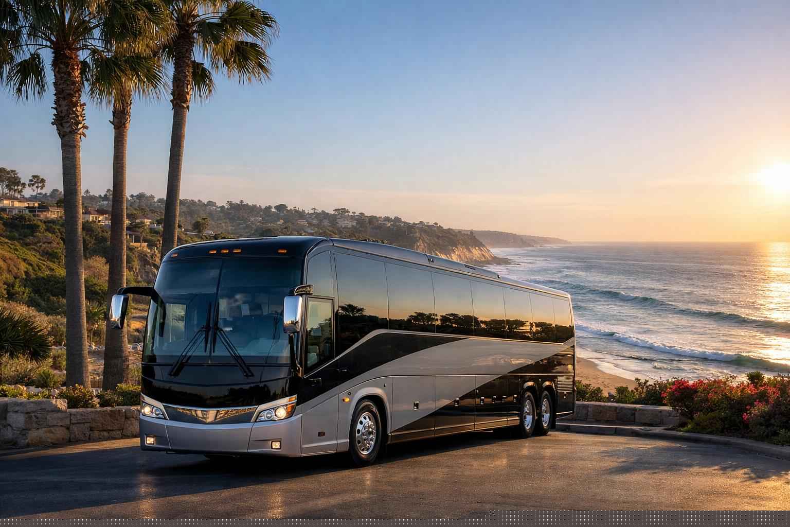 Charter Bus Rental In Del Mar California Charter Bus Service Del Mar Ca